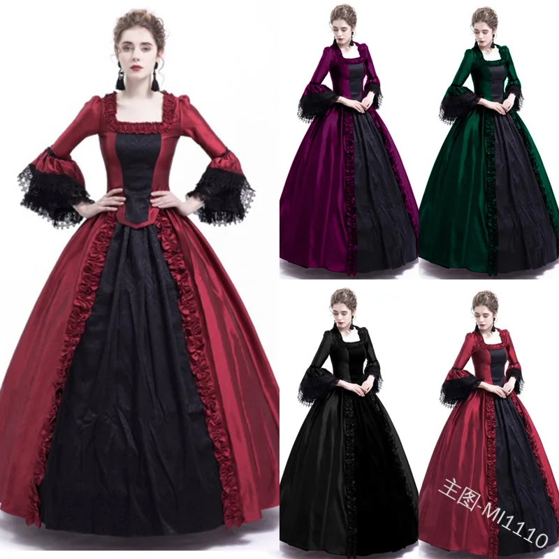 Платье принцессы для косплея средневекового дворца винтажное вечернее платье