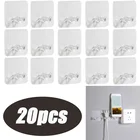 Настенный крючок без отверстий, универсальные крючки для розеток питания, держатель для телефона, вешалка для полотенец, пальто, сумок, крючки для организации дома и офиса