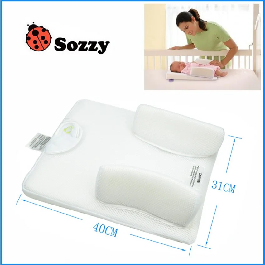 

Infant Sleep Cotton Pillow Anti Baby Spit Milk Pillow Sleep Positioning Wedge Anti-Reflux Cushion Baby Room Baby Pad Pillow New
