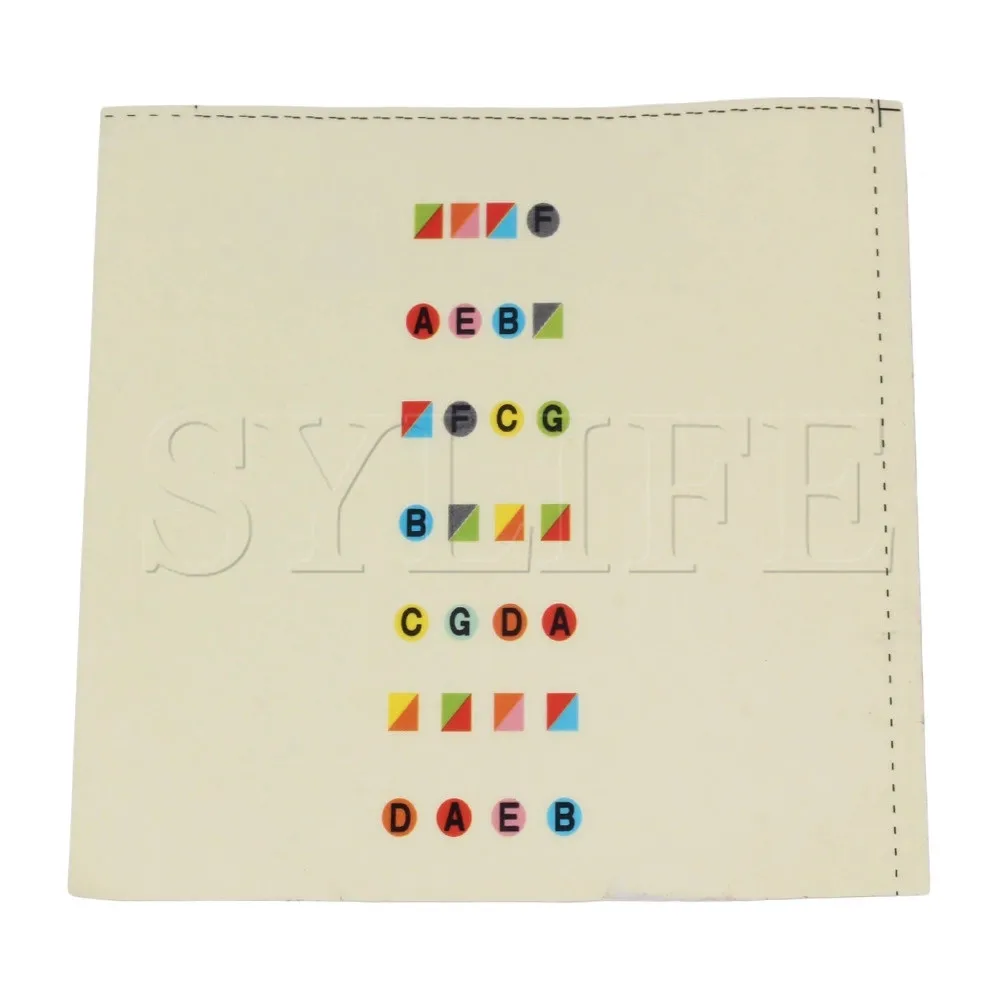 Инструмент для обучения начинающим скрипкам цветные наклейки скрипки 4/4|Детали и