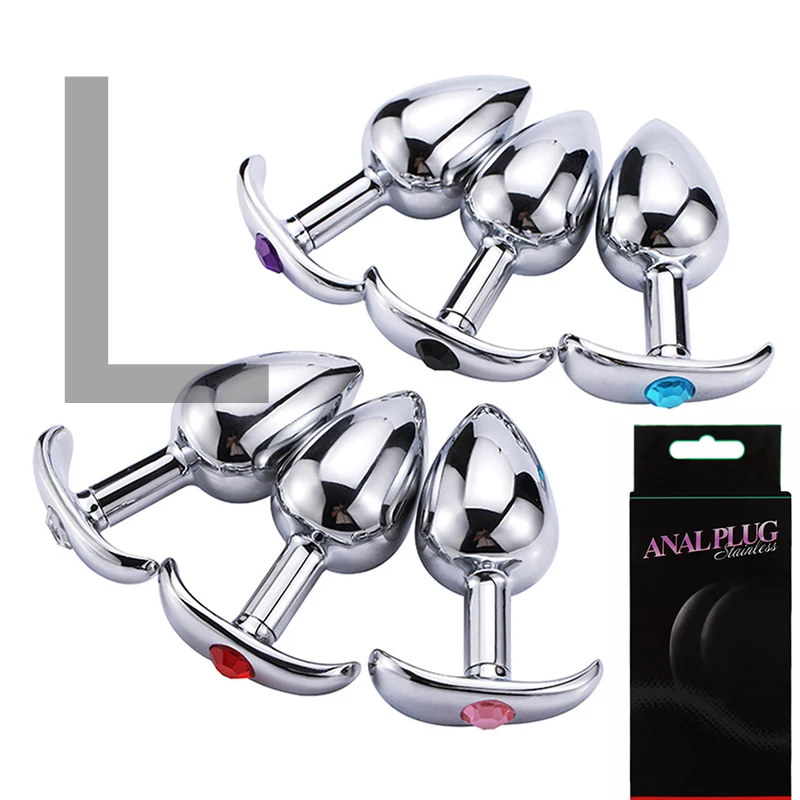 Анальные шарики Ювелирные изделия из кристаллов круглый анальный стимулятор