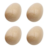 4pcs learning accessories educational toy hand percussion gift musical instrument for kids durable home portable wood egg shaker