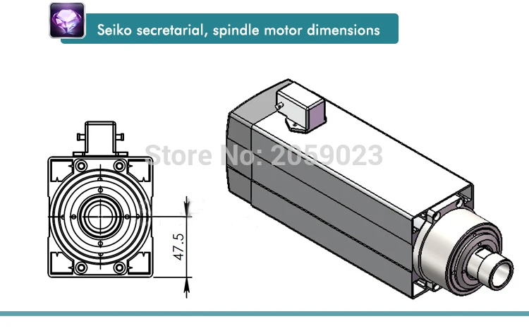 Аксессуары для высокоскоростного электродвигателя шпинделя с воздушным