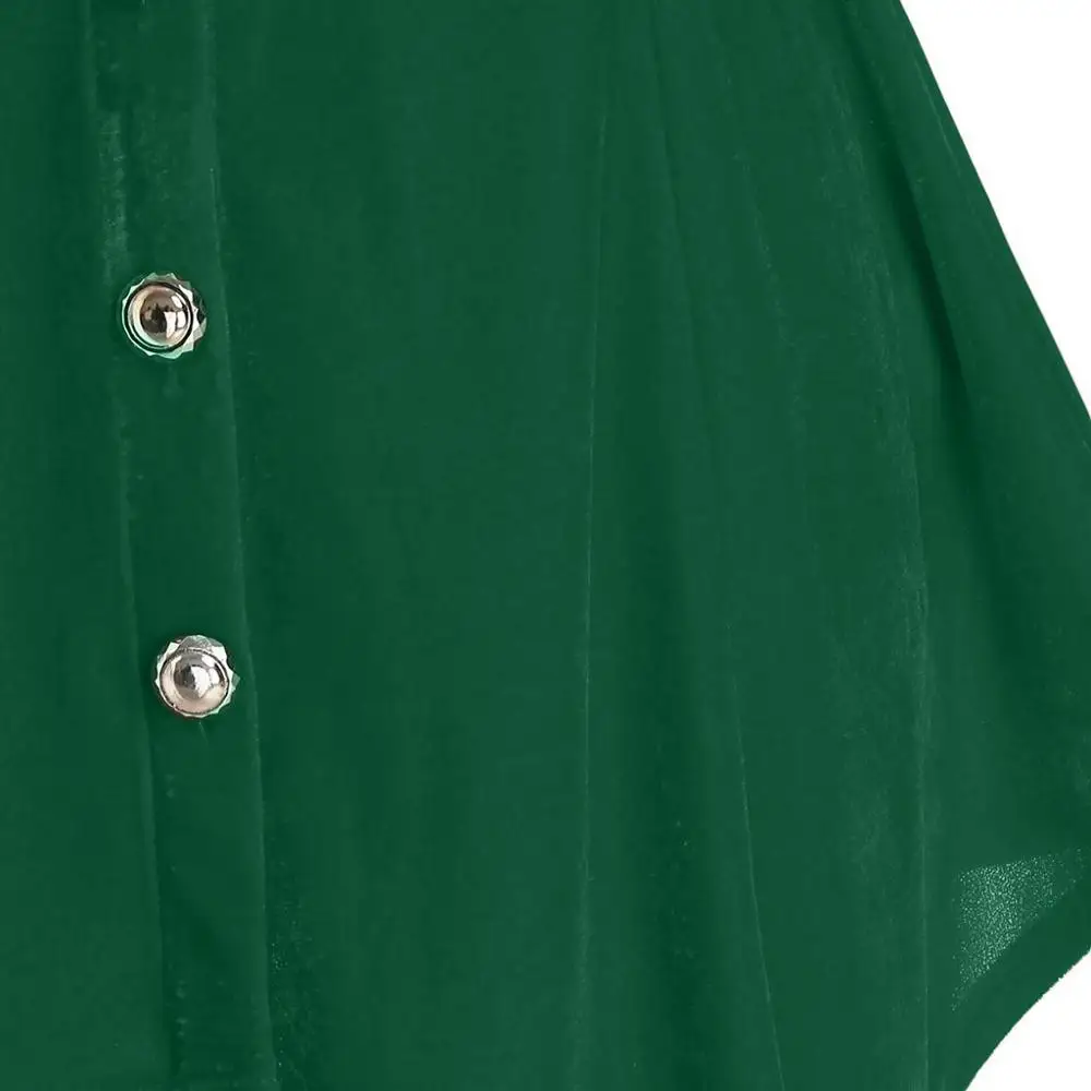 Женское модное платье с капюшоном на Хэллоуин Женская яркая блузка длинным