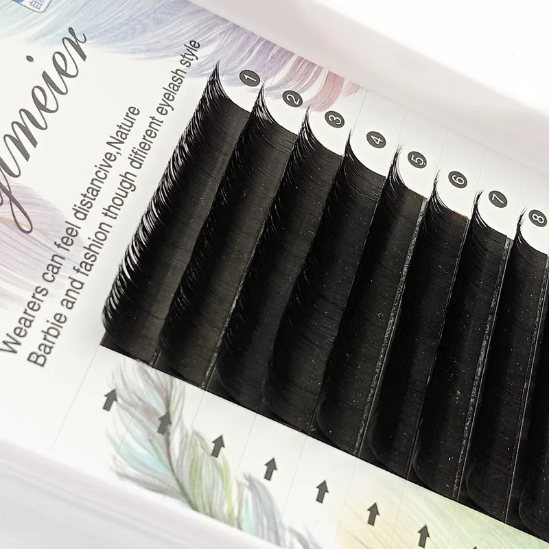 В виде плоского эллипса ресницы макияж Мода 3D норка разделенные кончики в форме