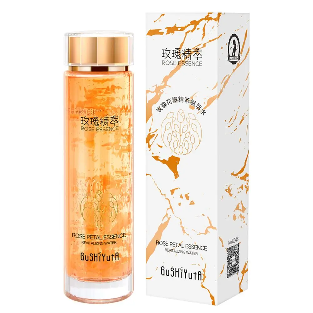

Rose Petal Face Tonic Moisturizing Face Serum Oil-control Whitening Shrink Pores Anti-Dry Face Toner Skin Care Beauty Products