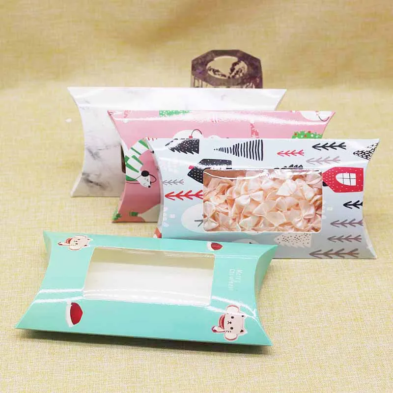 

Коробка для подушек ручной работы с окном, 10 шт.