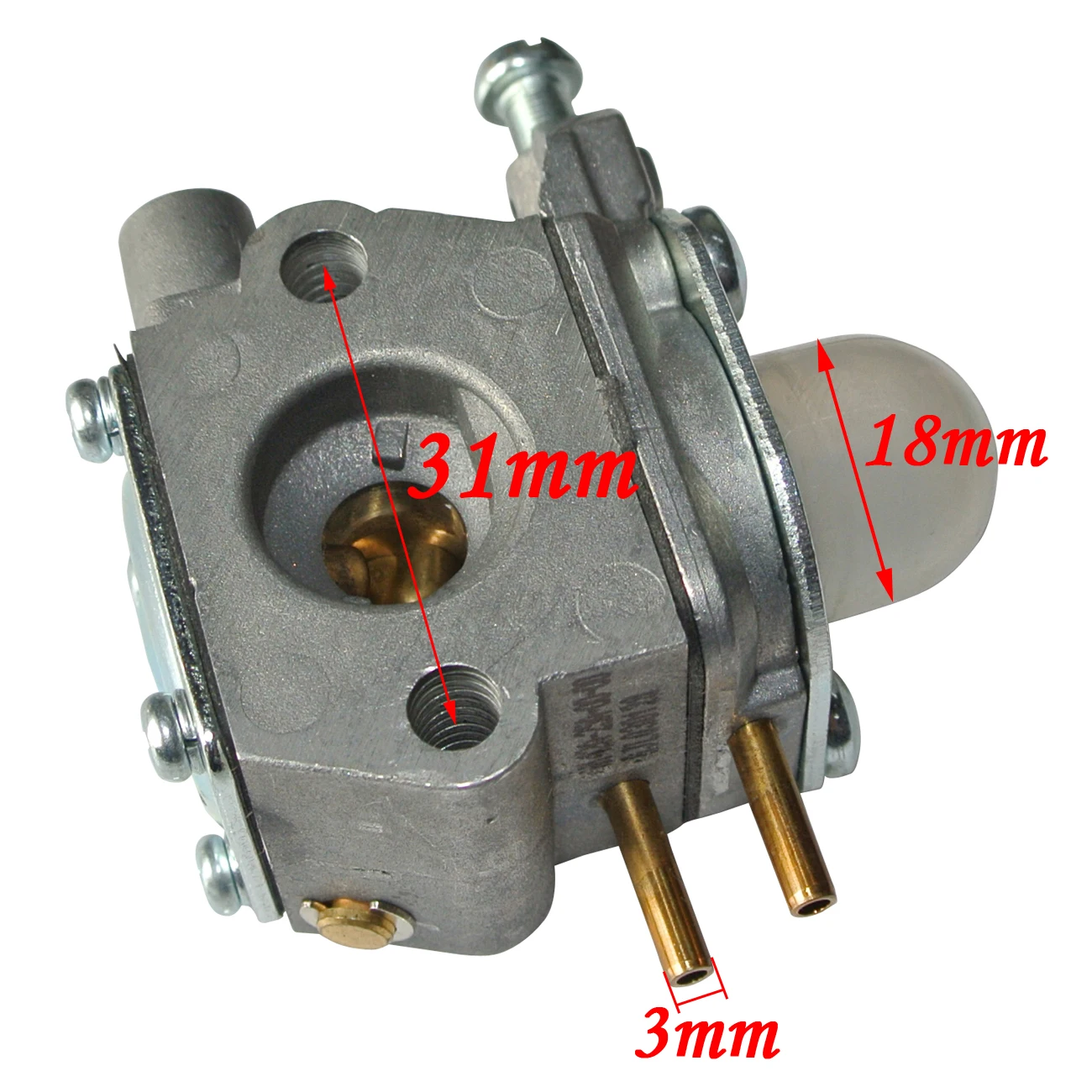 

Carburetor for Wablro WT-973 Troybilt TB21EC TB22EC TB32EC TB42BC TB80EC Carb