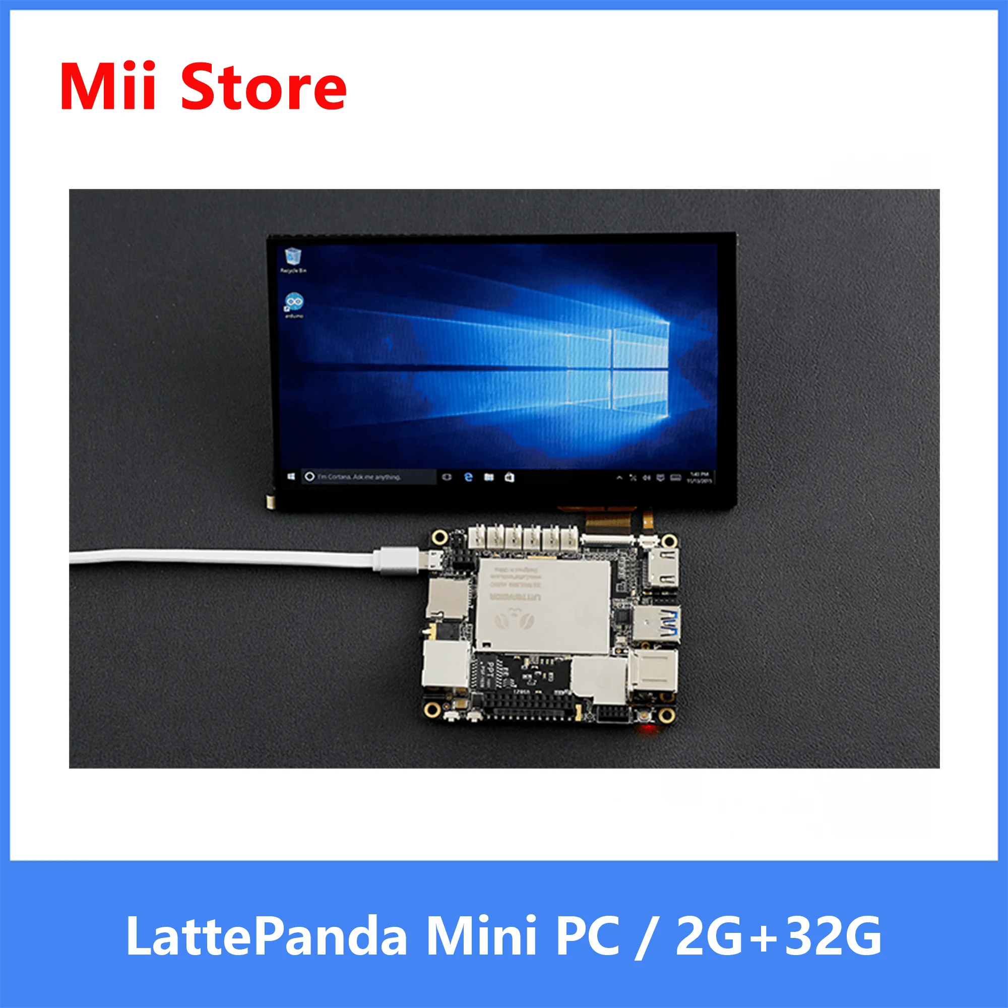 LattePanda Mini PC V1.0 - A Powerful Windows 10 Computer 2GB/32GB Intel HD Graphics | Demo Board