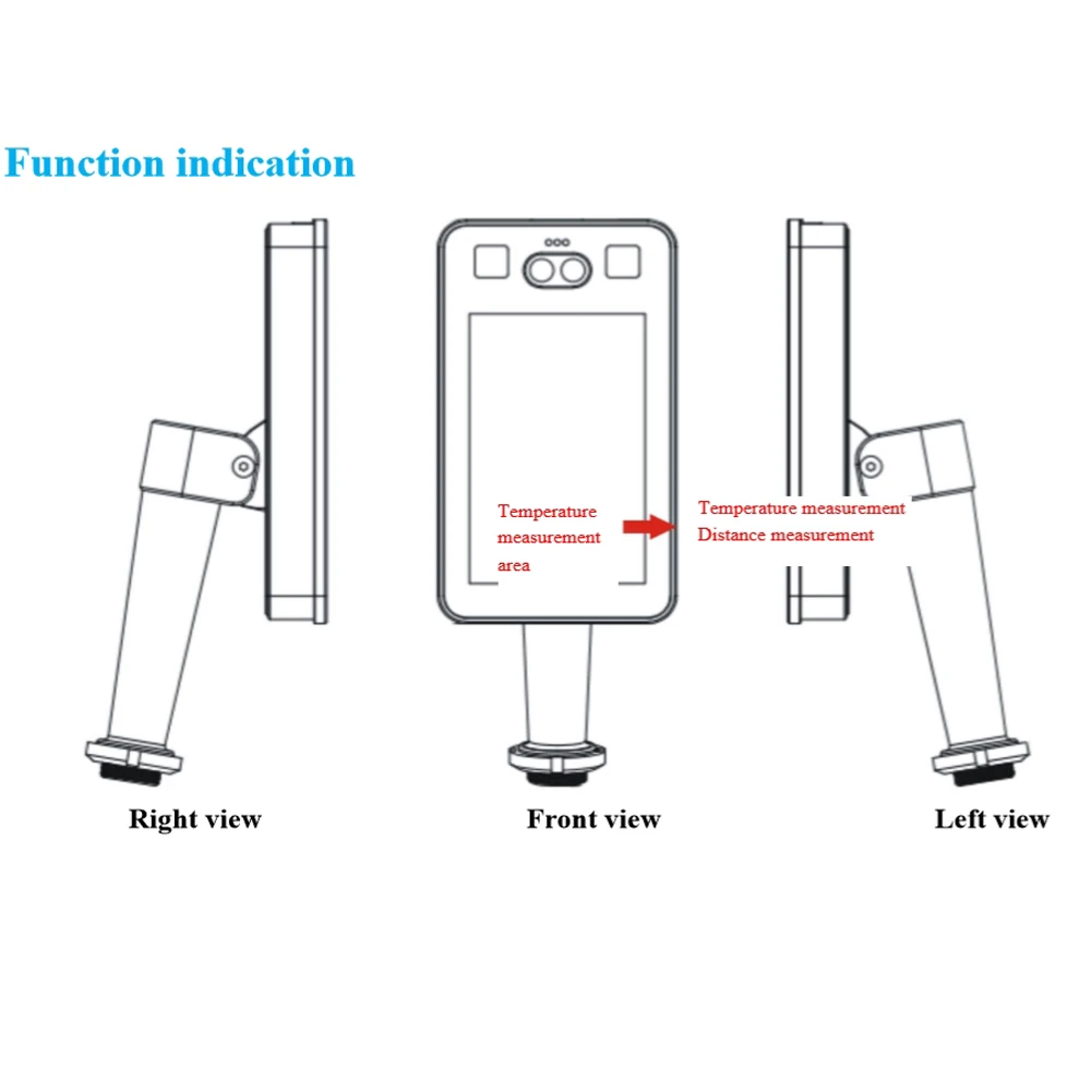 Бесконтактный термометр на запястье для измерения температуры Термография