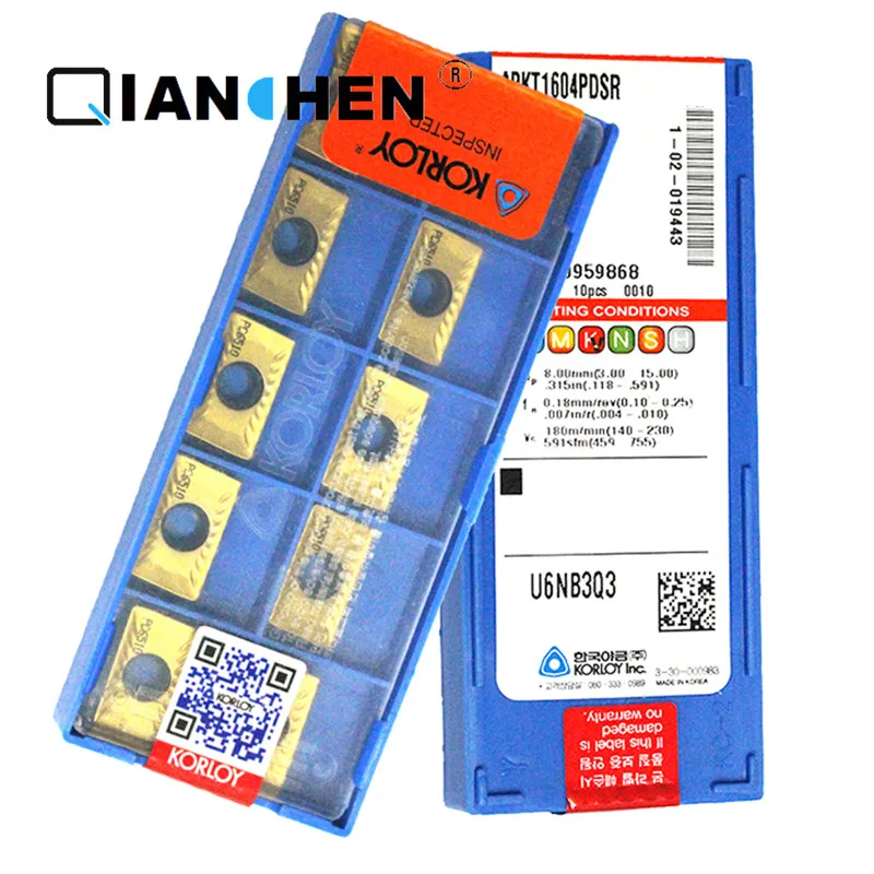 Оригинальный корейский Korloy APKT1604PDSR PC6510 APMT1135PDER-K KF5900 (10 шт./лот) Высококачественный