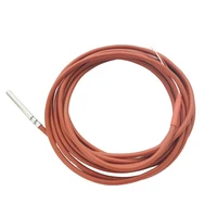3 Meters Red NTC10K Temperature Sensor 2 Wire With Silicone Gel Coated Cable Probe 45mm*5mm Length*Dia.  0-95 Celsius iSentrol