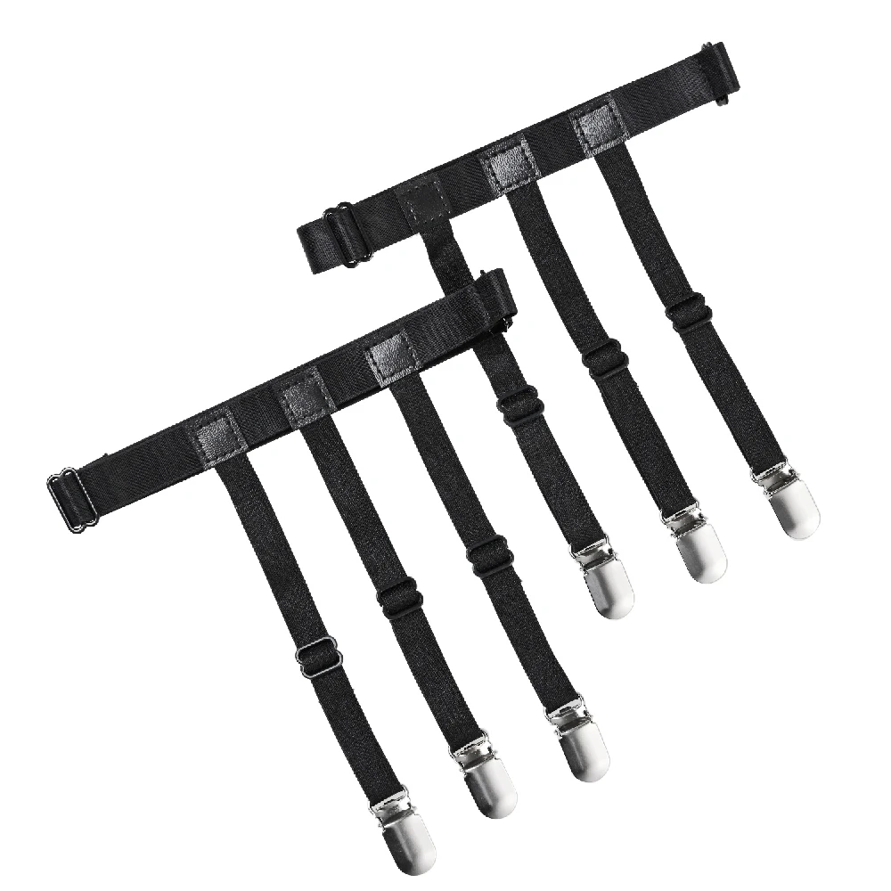 2 шт. мужские подтяжки ремень для рубашки с не блокировкой скольжения