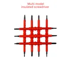 Набор отверток, ручной инструмент, держатель для наконечников для электрика, изолированный