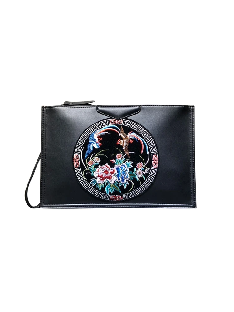 

Handbag women's Korean version 2021 new personality fashion hand bag embroidery large capacity handbag fashion women's one