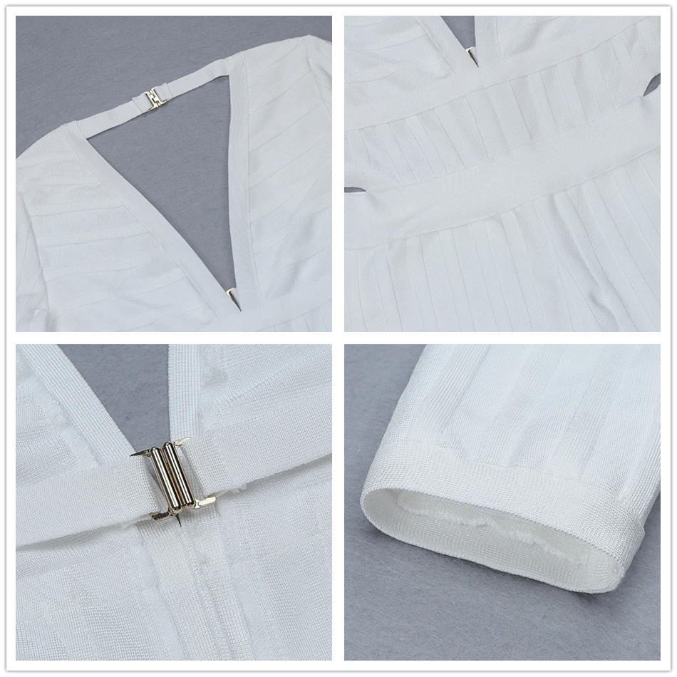 Женский Облегающий комбинезон Novo HOT Moda Elegante Branco 2020|Женские комбинезоны| |