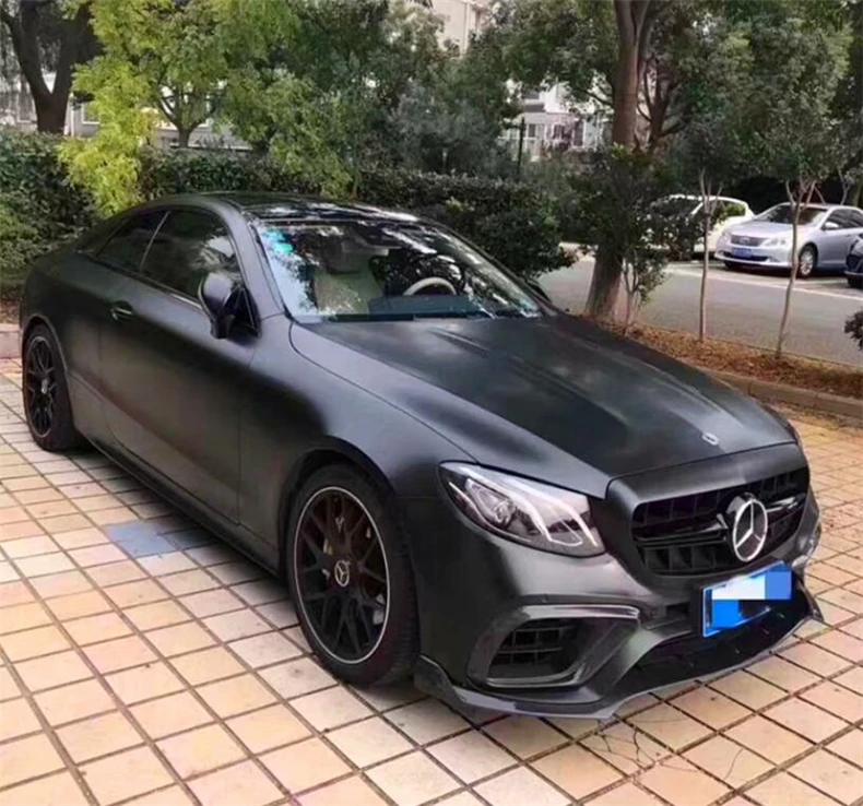 Передний спойлер из углеродного волокна для Mercedes Benz W238 E Class Coupe E200 E260 E350 E63 2017 2020