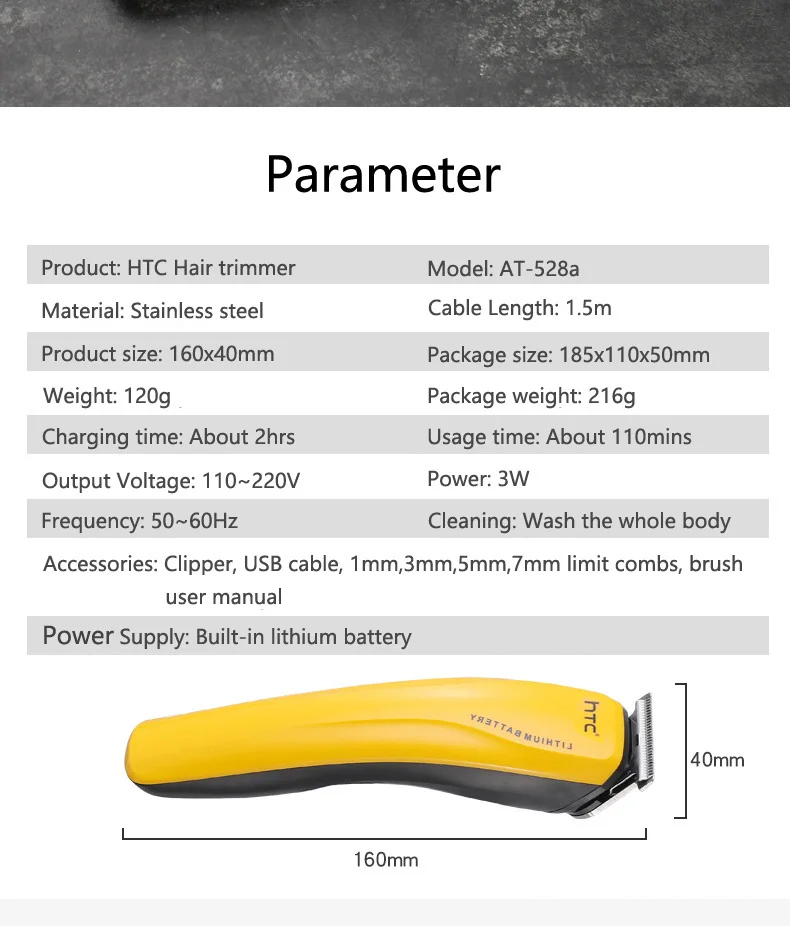 Hair Trimmer Electric Hair Clippers Combo