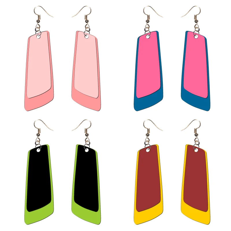 Новые серьги подвесные деревянные штампы для скрапбукинга | Дом и сад