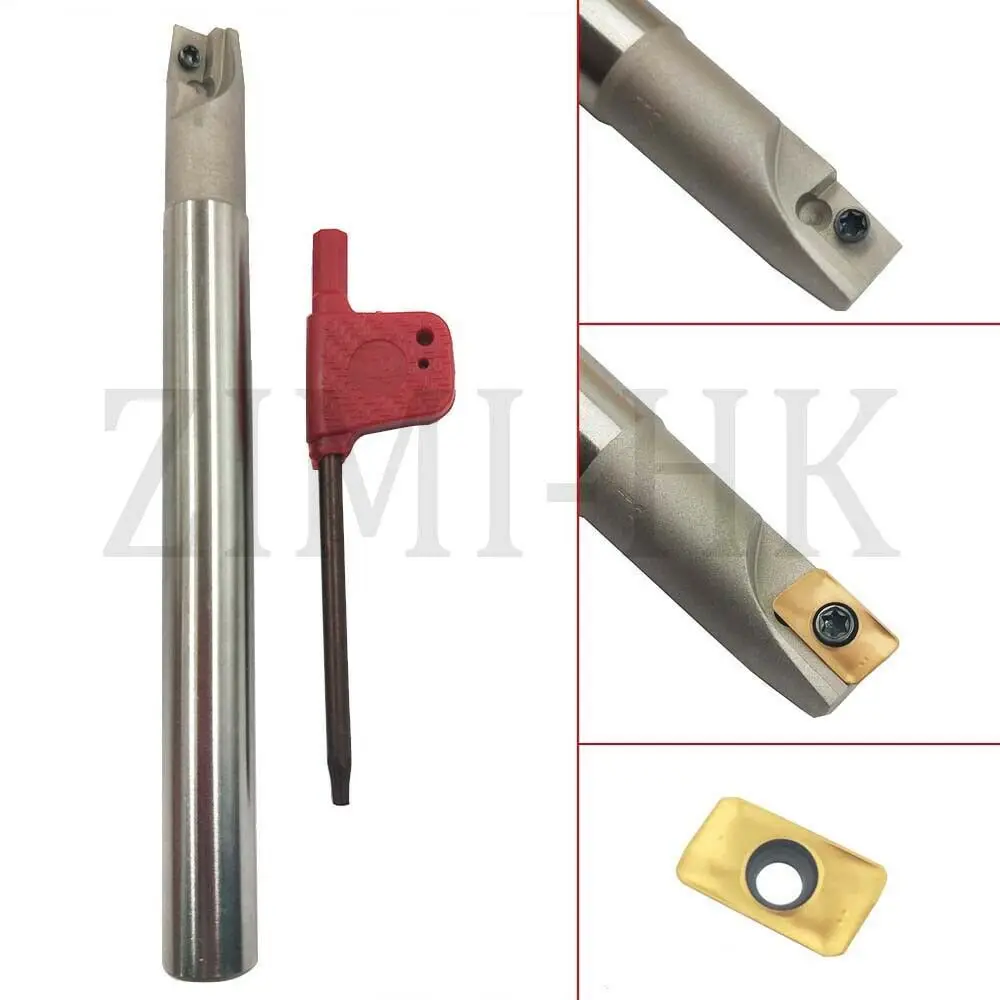

1pc BAP300R C12-12-130-1T Indexable End Mill cutter Turning Tools Holder 300R +1pc APMT1135 Milling Carbide Inserts