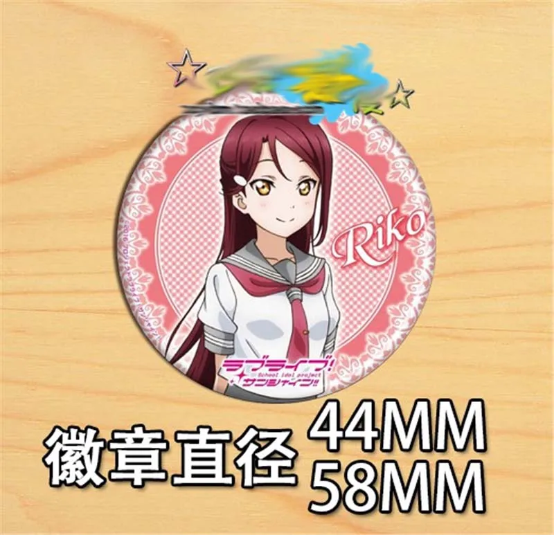 Японское аниме Love Live Aqours булавки Косплей мультяшный значок брошь Коллекционные
