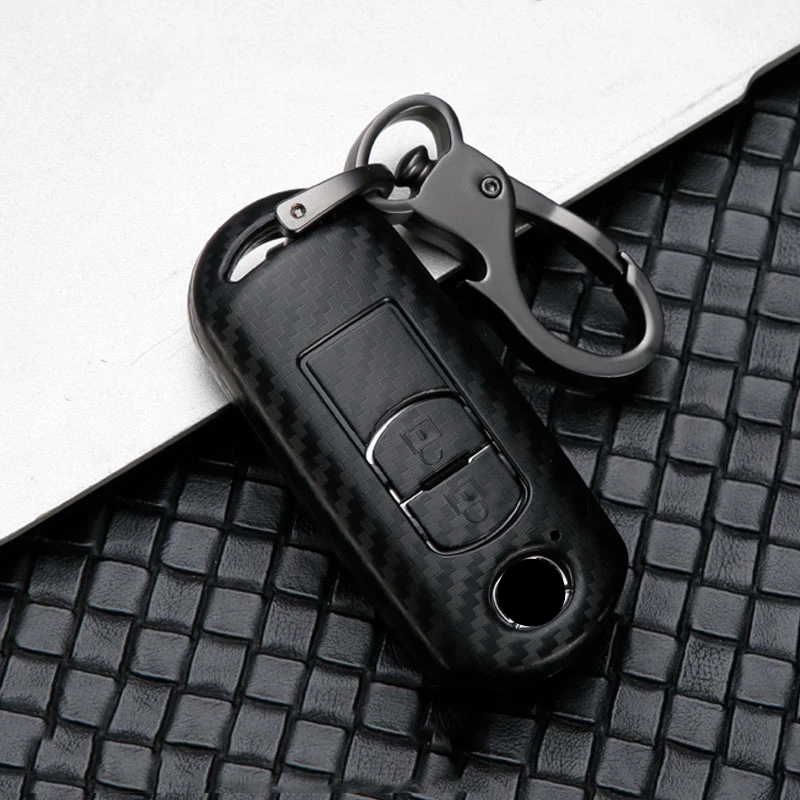 

ABS Scrub Car Key Cover For Mazda 2 3 6 Axela Atenza CX-5 CX5 CX-7 CX-9 MX-5 2015 2016 2017 Smart 2 3 Buttons Case Car Styling