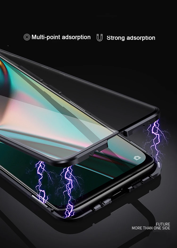 Защитный чехол магнитный металлический 360 для Huawei Mate 10 Lite телефона задняя крышка