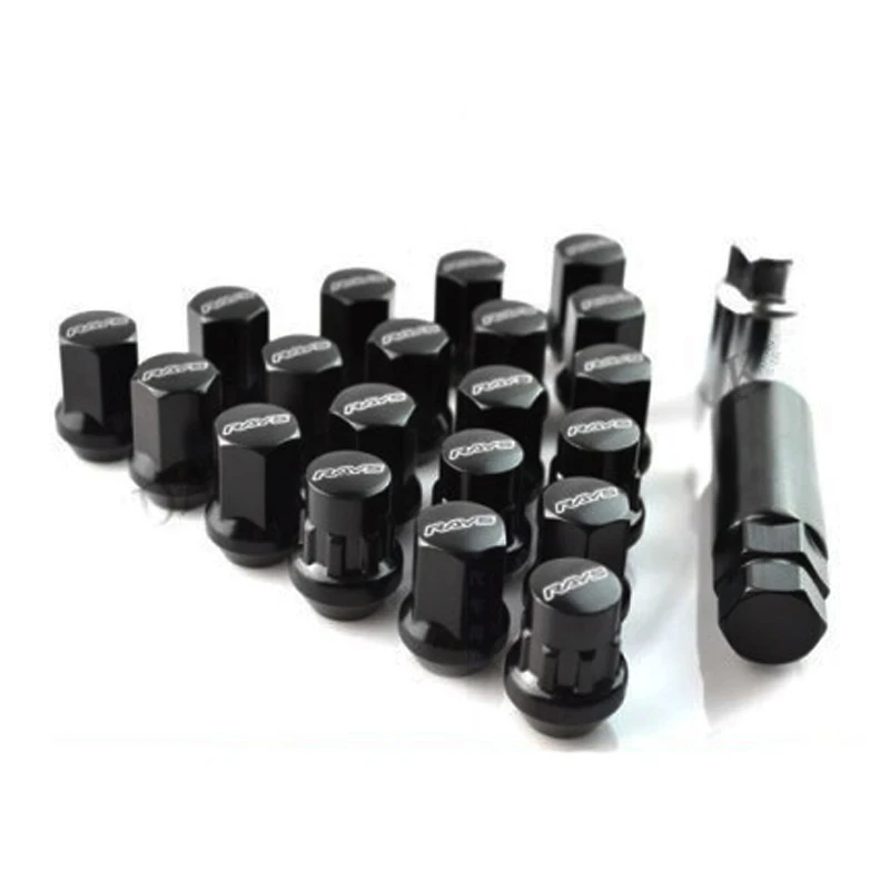 20 штук автомобиля близкий конец колесо стопорные гайки лучей волк 17 шестигранный