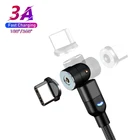 Магнитный кабель USB Type-C для Xioami 11, 10 T, 9, 8 Lite, Redmi 9T, Note 10 S Pro, OPPO Reno 2 Z, 540 