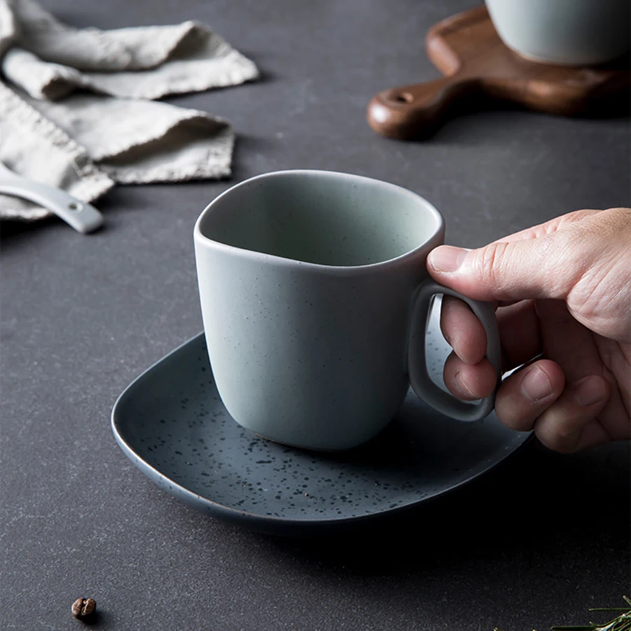 Большие керамические чашки кружка для кофе чашка чая фарфора эмалированные