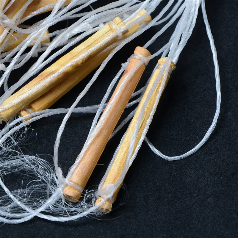 Рыболовная сеть плетеная из монофиламента и бамбука 40 м x 1 | Дом сад