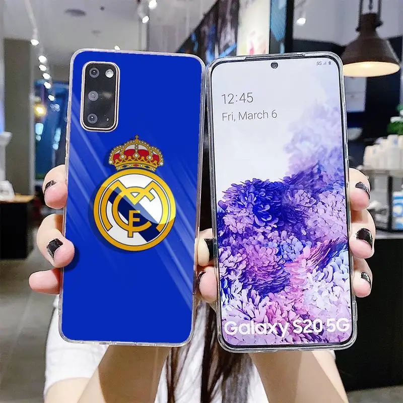 

Hala Madrid Atltico Phone Case For Clear&S Samsung Galaxy S5 S6 S7 S8 S9 S10 S20 Edge Plus Lite 2019 2020