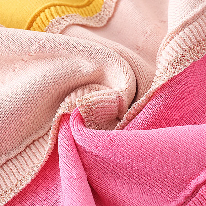 

Spaghetti Strap knitting Cotton Dresses Women Sundress Backless Multicolor Striped Lady Dresses High Quality Femmes Vestidos