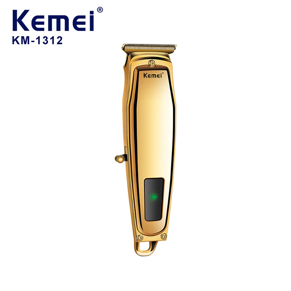 

Kemei USB Fast charge Hair Trimmer Hair Cutting Machine Professional Rechargeable Electric Hair Clippers li-on Battery KM-1312