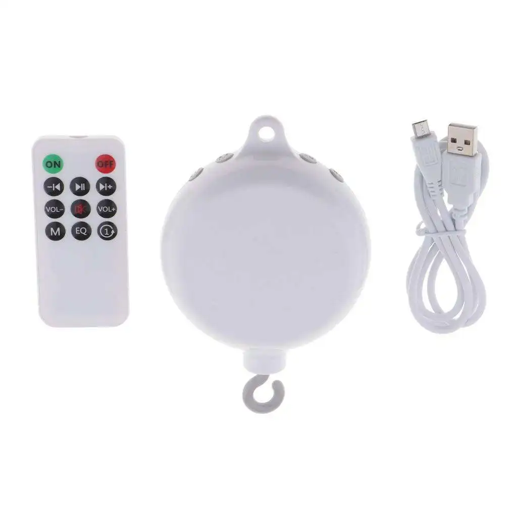 

Baby Music Crèche Mobile Hanging Rotating Toys with USB And RC, Built-in 35