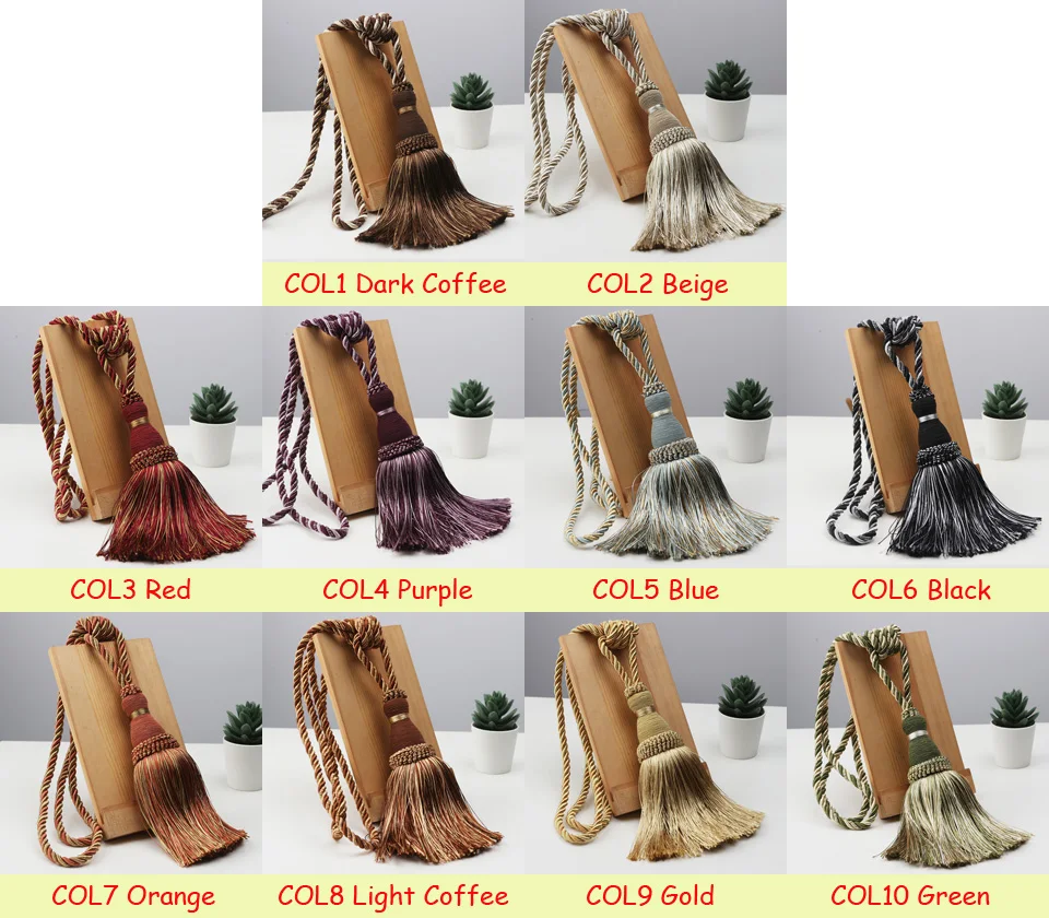 1 pc curtain tassel tieback curtain decoration accessory