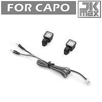 metal tube rear roll cage square spotlight with 3 mm led for capo jkmax gen 1 gen 2 rc car shell spare parts