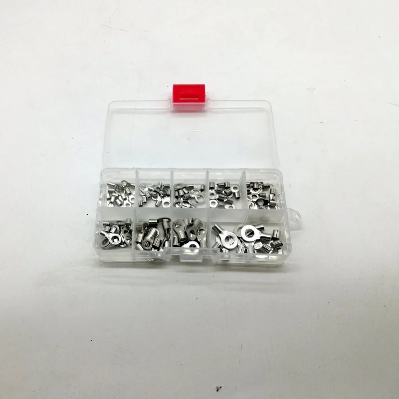 100 200 шт. 9 видов холодных неизолированных клемм неизолированные кольца клеммы