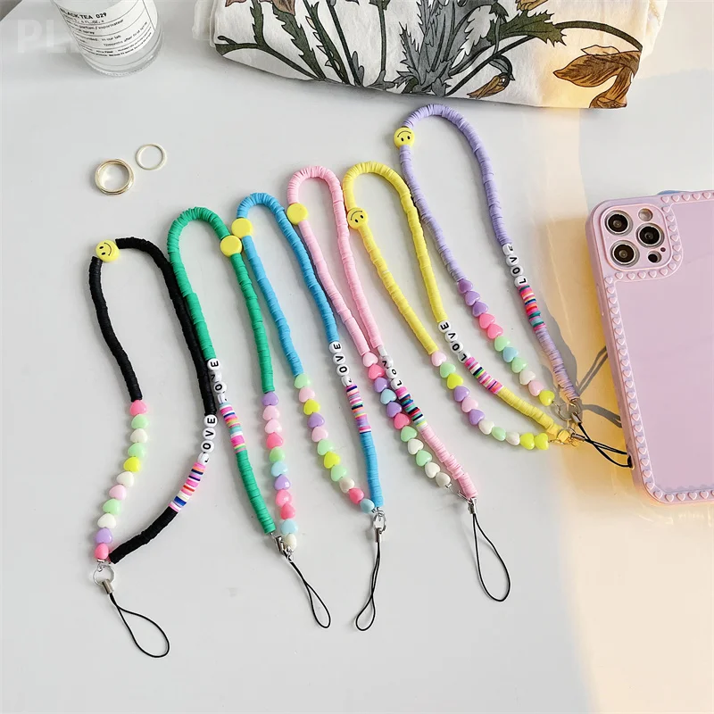 

Mobile phone cord belt, iPhone 12, 11 fashion beads, Samsung, Xiaomi, luxury bracelet, sling