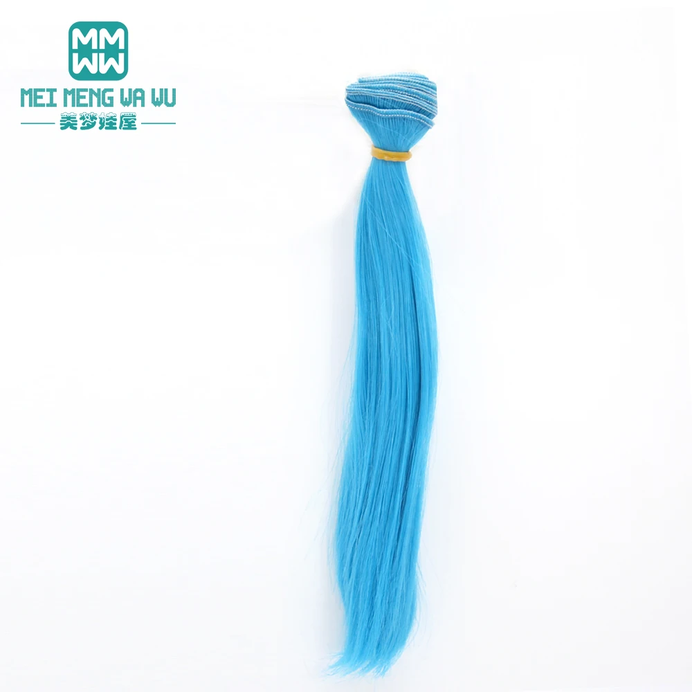 25 см * 100 прямые парики 1/3 1/4 1/6 BJD/SD кукла для волос DIY высокотемпературная
