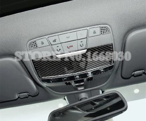 Углеродного волокна перед чтение светильник Накладка для Benz GLC X205 X253 2015 2021 1 шт.