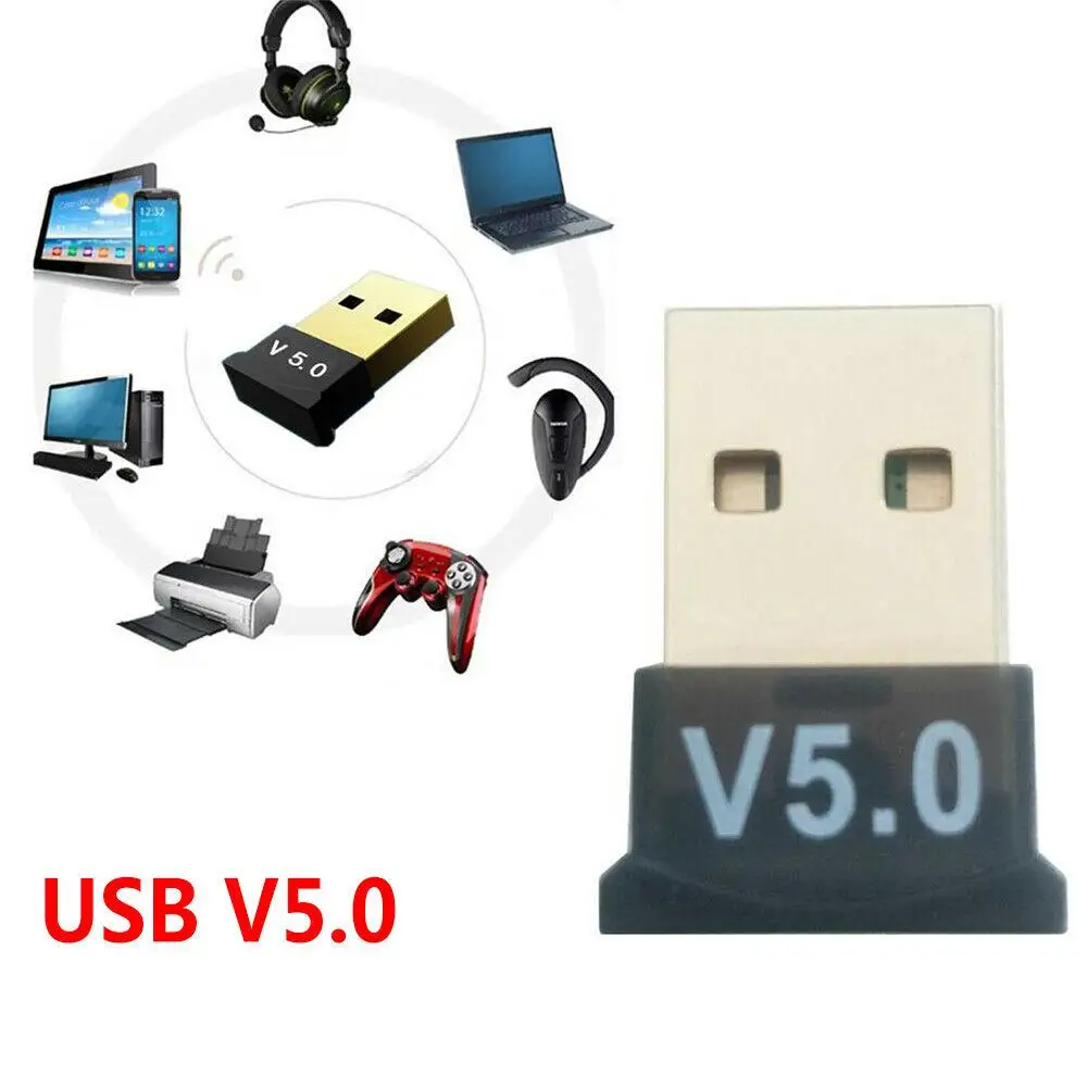 USB Bluetooth 5.0 Wireless Audio Adapter Music Stereo Dongle Receiver For TV PC Low Power Consumption Portable | Электроника