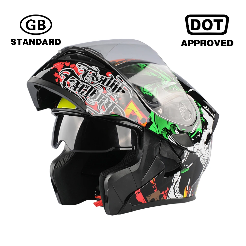 

2020 Профессиональный Гоночный мотоциклетный шлем с откидной крышкой шлем doom шлем система шлема шлем Защитные чехлы для Moto casco DOT GB