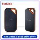 Внешний твердотельный накопитель SanDisk E81, 4 ТБ, NVMe, высокая скорость чтения до 2000 МБ, USB 3,1, жесткий диск Extreme PRO PSSD