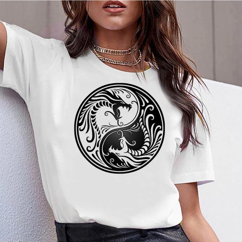 580594 _ футболка Повседневная с круглым вырезом и короткими рукавами женская