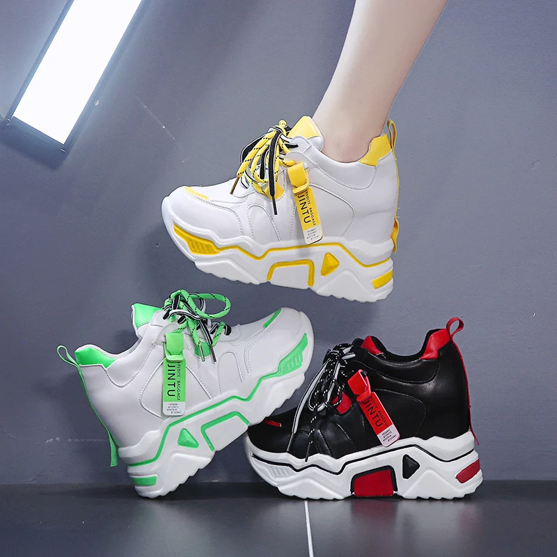 

Women Shoes 2020 New spring Fashion Women Casual Shoes Mesh Platform Shoes Women Chunky Sneakers White Trainers Chaussure Femme