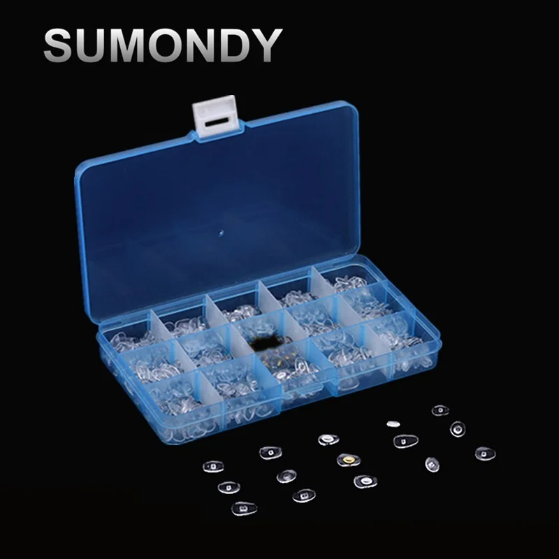 SUMONDY 15 моделей 300 шт. Силиконовые носовые упоры для очков ремонтные аксессуары