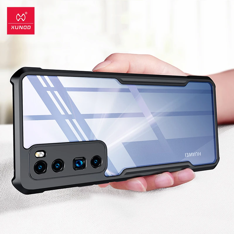 Чехол XUNDD для Huawei Nova 7 Pro прозрачный защитный чехол мягкая задняя подушка