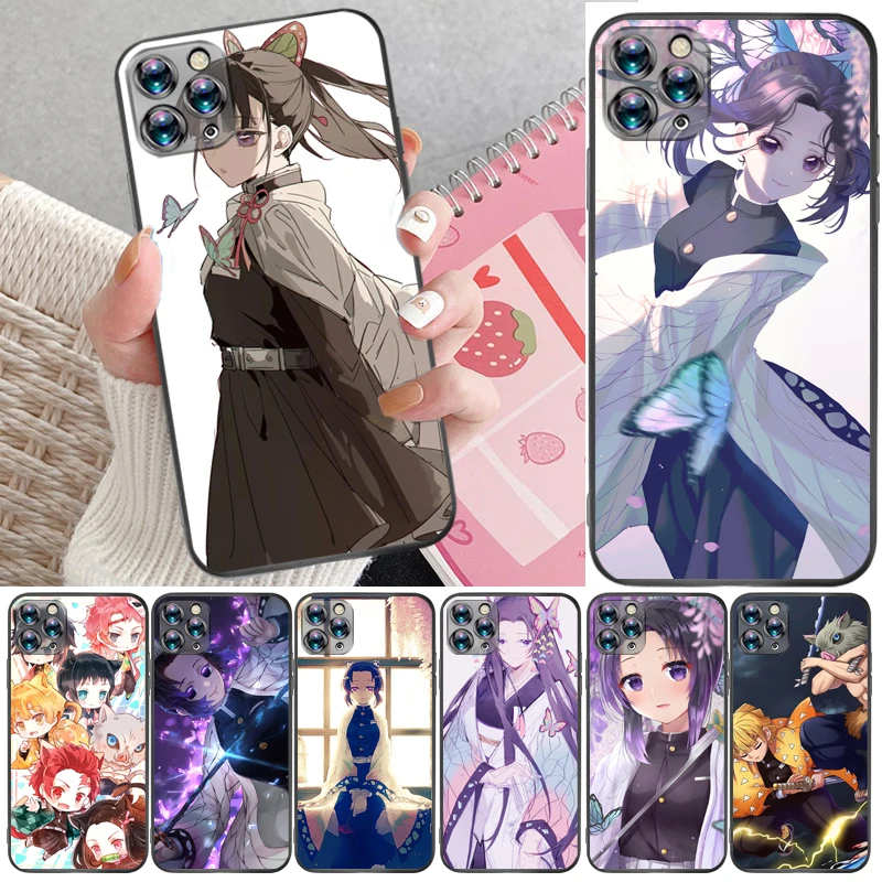 

Demon Slayer Kimetsu No Yaiba Kamado Tanjirou Kamado Nezuko Agatsuma Zenitsu Phone Case For iPhone X XR XS MAX Carcasa Coque