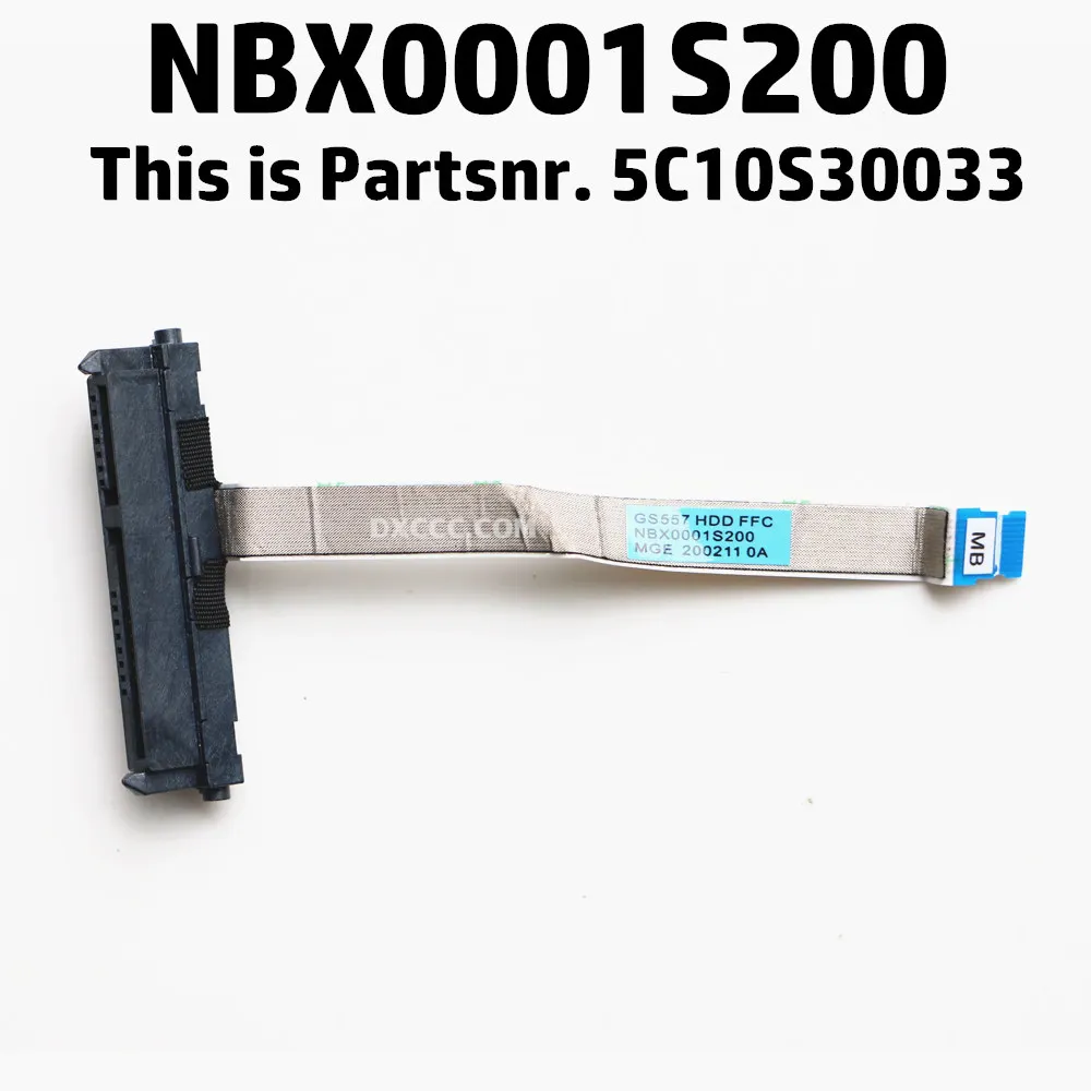 

QAOOO 5C10S30033 GS557 NBX0001S200 For Lenovo Ideapad 5 15 ARE05 S550-15IIL HDD CABLE SATA JACK